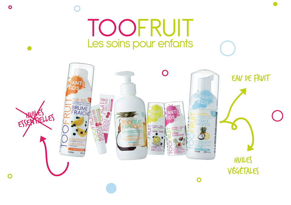 Produits de beauté TOOFRUIT pour enfants